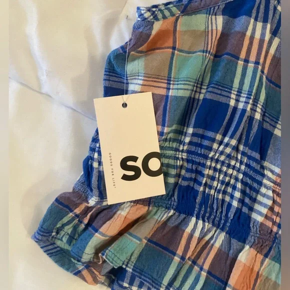 Cami with gingham pattern - Picture 4 of 8